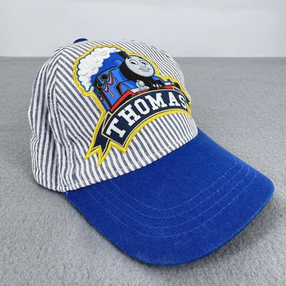Thomas and‎ Friends Engineer Trucker Hat Blue White Stripe One Size Kids